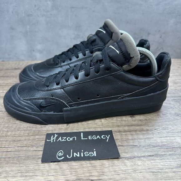 Nike~Men’s~Drop Type LX Triple Black 2019~ Sneakers~Size 8~CN6916-001 - Picture 1 of 8